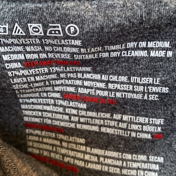 Gymshark gray side pocket leggings M Medium Dry moisture wicking NEW - Picture 4 of 7